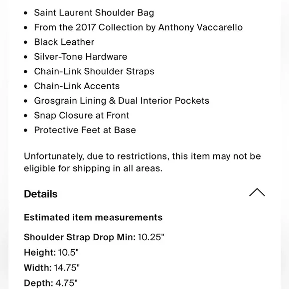 NEW Yves Saint Laurent Medium Lou Lou Bag - Picture 16 of 16